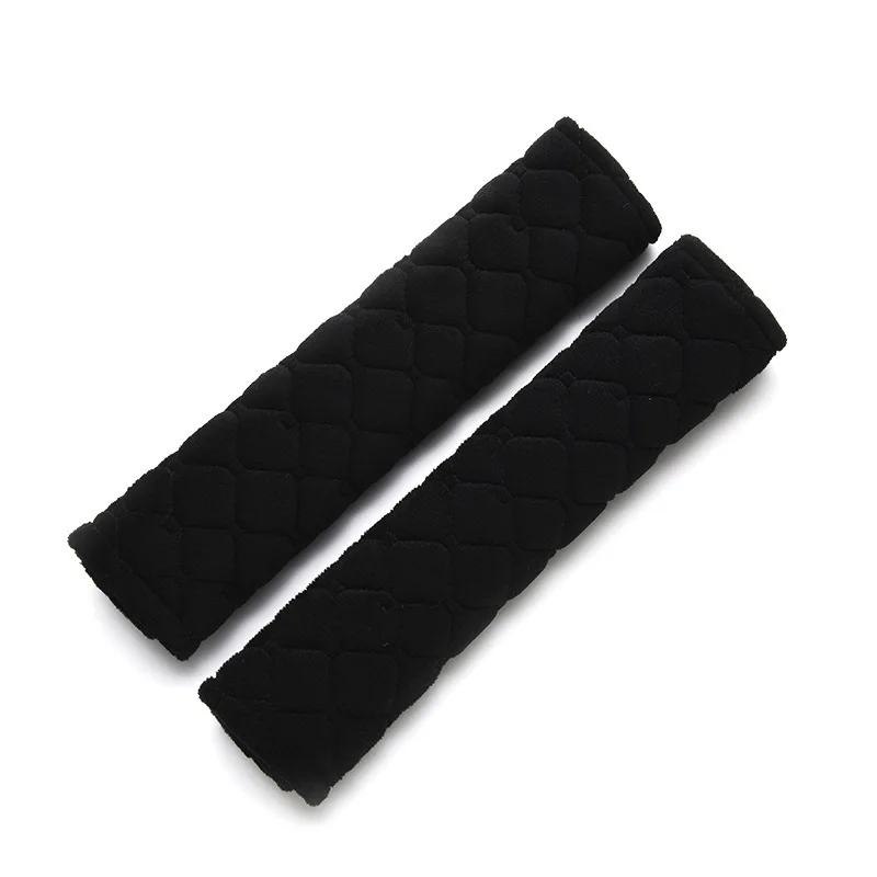 Infant Car Seat Cover - ปลอกหุ้มเข็มขัดนิรภัยในรถยนต์แบบนุ่ม บุด้วยผ้ากำมะหยี่ ช่วยปกป้องคอและไหล่ เหมาะสำหรับผู้ใหญ่และเด็ก 2 ชิ้น