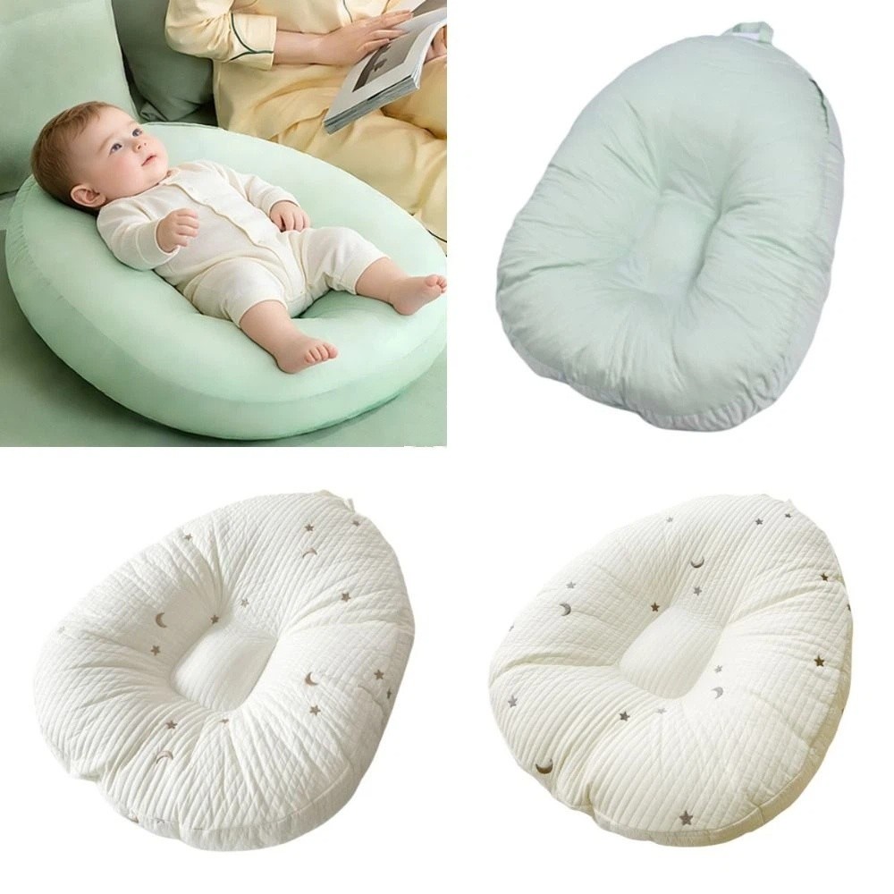 Nursing Pillow Breastfeeding - หมอนรองให้นมเด็กแบบนุ่ม ป้องกันการสำลัก ทำจากผ้าฝ้าย ทรงเอียง ช่วยให้นมได้สะดวก รองรับทารก