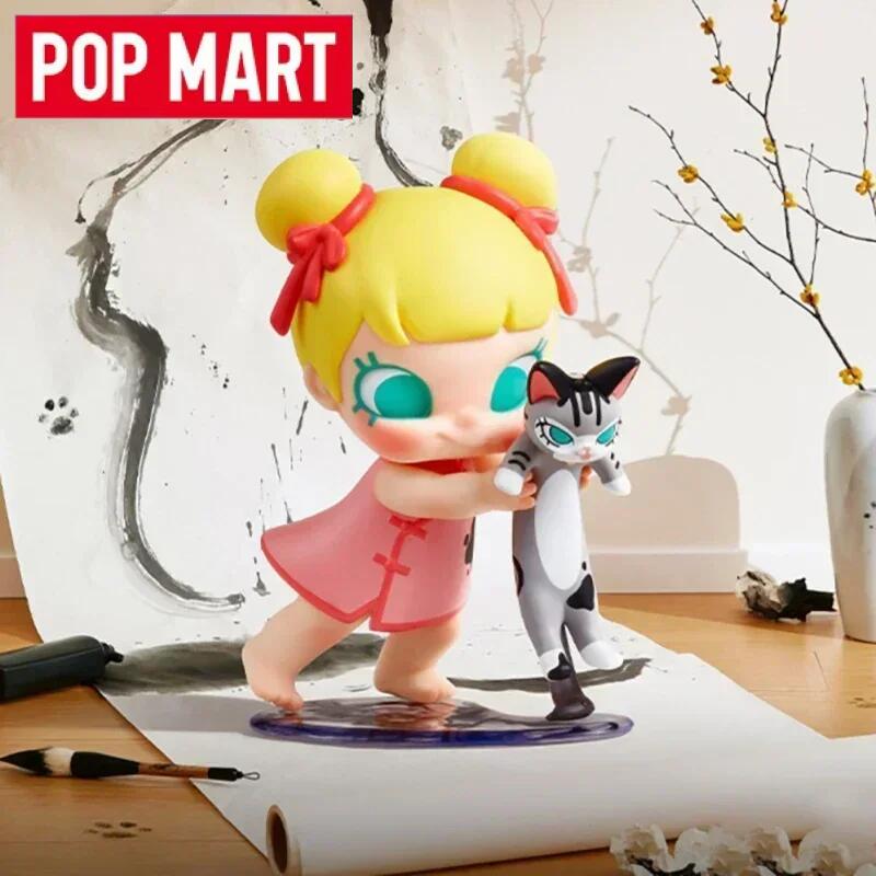 Baby Products Toys - POP MART ชุดเบบี้มอลลี่และเบบี้แทบบี้ ตุ๊กตาของเล่นน่ารัก ฟิกเกอร์อนิเมะสำหรับเด็กผู้หญิง โมเดลน่ารัก