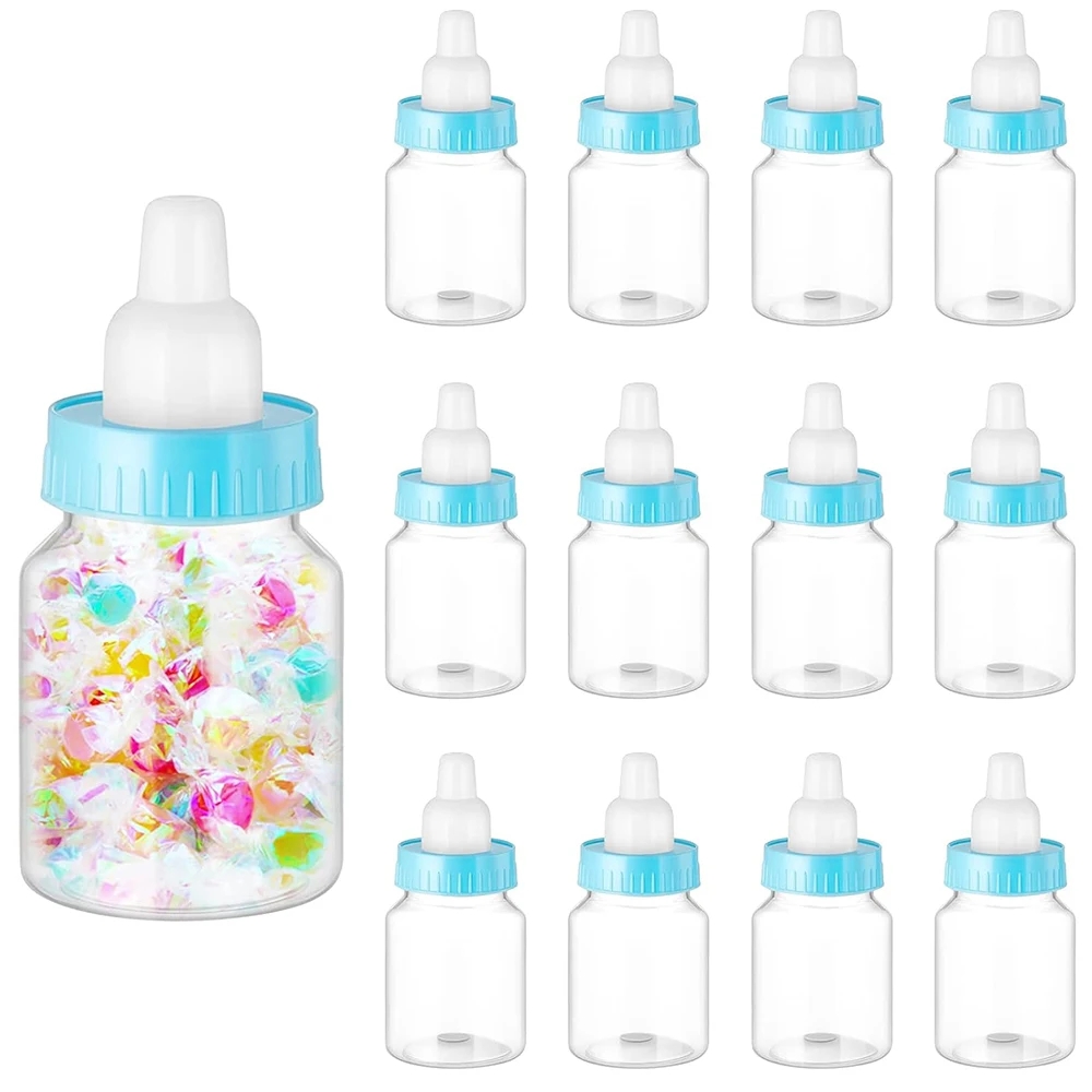 Zwitsal Baby Products - 12ชิ้นขวดป้อนอาหารโหลลูกอมพลาสติกของขวัญสำหรับงานเลี้ยงวันเกิดงานรับขวัญทารกที่อาบน้ำเด็กขวดนม