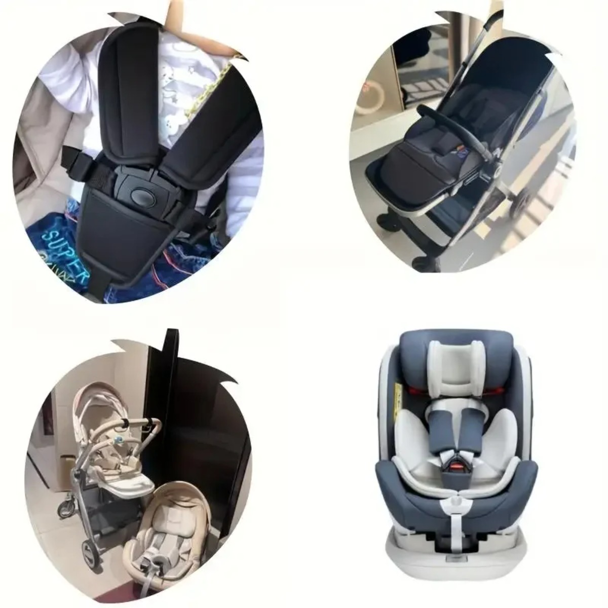แผ่นรองเข็มขัดนิรภัยสำหรับเบาะ - Infant Car Seat Cover บทวิจารณ์และราคา