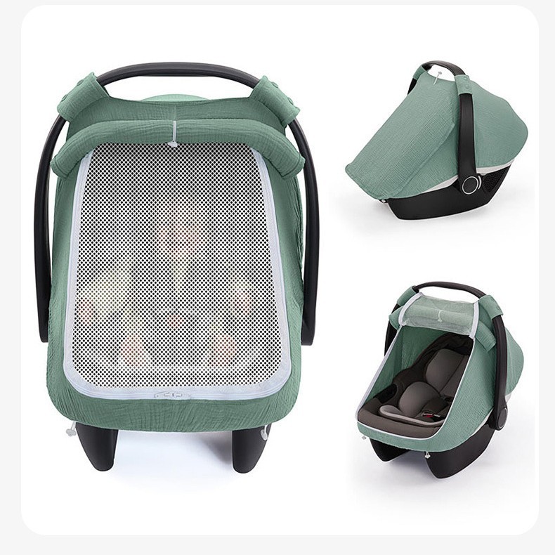 ผ้าคลุมเบาะรถยนต์สำหรับเด็กทาร - Infant Car Seat Cover บทวิจารณ์และราคา