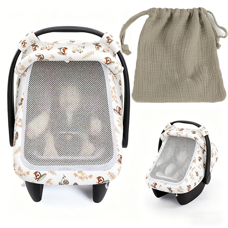 ผ้าคลุมเบาะรถยนต์สำหรับเด็กทาร - Infant Car Seat Cover บทวิจารณ์และราคา